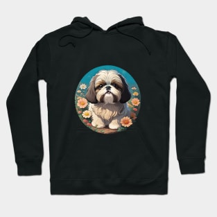 Shih Tzu Spring Garden Hoodie